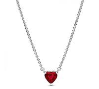 Pandora Timeless Clous d’oreilles Cœur en argent sterling avec cristal rouge cerise