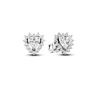 Pandora Boucles d'oreilles Boucles d'oreilles à tige coeur halo brillant 293097C01