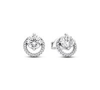 Pandora boucles d'oreilles boucles d'oreilles 291248C01 halo rond