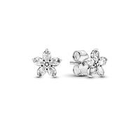 Pandora Timeless Clous d’oreilles Flocon de neige scintillant en argent sterling avec zircones cubiques transparentes