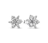Pandora Timeless Clous d’oreilles Herbier scintillant en argent sterling avec zircones cubiques transparentes