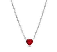 PANDORA Collier intemporel 392542C01-45 Coeur rouge