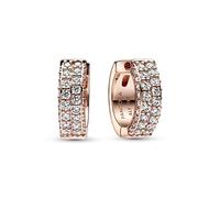 Pandora Boucles d'oreilles intemporelles 282622C01 Boucles d'oreilles à anneaux pour femmes