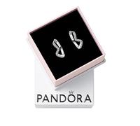 Pandora 292545C01 Boucles d'oreilles vagues étincelantes