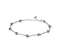 Pandora Timeless Sterling silver bracelet with clear cubic zirconia and skylight blue crystal