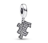 Pandora Vente Charm Pendentif 792241C01 Sparkling Puzzle Piece Argent 925 Puzzel Moments