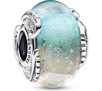 Pandora Verre de Murano multicolore & Plume incurvée Charm 792577C00 Pendentif