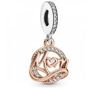 Pandora Zweifarbiger Mum Charm-Anhänger 789374C01 Pendentif