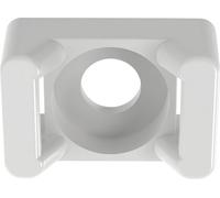 Panduit Cable Tie Mount Embase pour attache-câbles vissable, à riveter TM2S6-C Plage de Ø du faisceau 127 mm (max) incolore