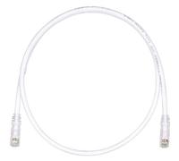 PANDUIT Copper Patch Cord, Category 6, Off White UTP Cable, 1 Meter 1 m White Networking Cable - Networking Cables (Category 6, Off White UTP Cable, 1 Meter, 1 m, White)