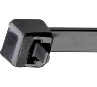 Panduit CV120 PRT4S-C0 Serre-câble 368 mm 4.80 mm noir réouvrable, avec fermeture à levier, stabilisé aux UV, résistant aux
