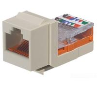 Panduit Nk5e88miwy Category-5e 8-wire Lead-frame Style Jack Module, Blanc cassé,