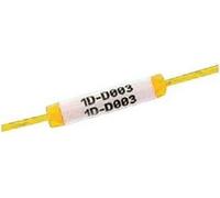 Panduit NWSLC-2Y Boussole d'identification de câble Fibre 2mm PVC Jaune 100pcs 25,4mm