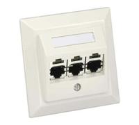 panduit Panduit Plaque centrale inclinée, 3 ports incl. 3x CJS688TG CS3P6TGAWY Quantité:1