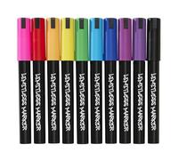 Panduro Marqueurs illimités Stylos acryliques à base d'eau | Ensemble de rue principale | 10 couleurs pour toutes les surfaces