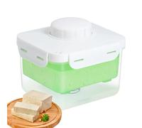 Paneer Press - Spaneer Maker | Kit de fabrication de fromage | Maille durable et robuste || Passoire d'évier en métal avec poignée, passoire perforée pour cuisine | Égouttoir latéral pour bord de
