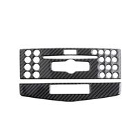 Panel Cover Trim Pour Benz Classe C W204 C200 C260 C300 C180 2007-2010Car Console Centrale Climatiseur Panneau CD Garniture Fiber Carbone Accessoires Intérieur Voiture (Couleur : B)
