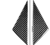 Panel Cover Trim Pour Hyundai Pour Sonata 9 2015 2016 2017 Garniture Pilier A Extérieur En Fibre Carbone Véritable Autocollant Intérieurs Voiture(Le noir)