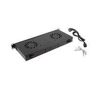 LANBERG Panel VENTILACION LCD 2 VENTILADORES TERMOSTATO 230V 1U Rack 19 Negro