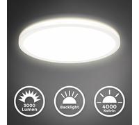 Panel LED plat éclairage plafond lumière indirecte fonction mémoire plafonnier