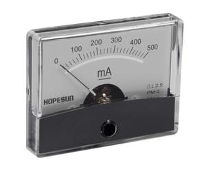Panel meters & Multimeters 139946 courant analogique Panel M, 60 mm de largeur x H 47 mm, 500 mA, DC