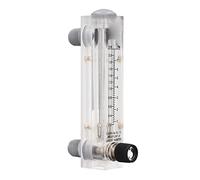 Panel Type Flow Meter 0.2 2GPM Acrylic Liquid Flowmeter Tester Measuring Control Device for Water Flow Measurement and Industrial Liquid Monitoring