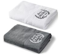 Panelee Serviette de Toilette pour Maman Serviette Brodée de Fête des Mères et Serviette de Toilette de Fête des Pères Serviette en Coton pour Papa Cadeaux pour Maman Papa Cuisine Maison
