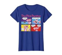 Panels de Bandes dessinées La Panthère Rose T-Shirt, Femme, Bleu Royal, 3XL