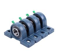 Paneltech 4 pcs Ucp205-16 2,5 cm monté sur Roulements d'oreiller Bloc en fonte logement de remplacement de boule montée Bloc d'oreiller insérer Roulement à billes
