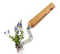 panemy Désherbeur Manuel, Extracteur Mauvaises Herbes, Sarcleur avec Mesure e Manche en Bois, Couteau Désherbeur, Outil de Désherbage Desherbant Jardin,Weeder pour Creuser,Sarcler,Planter (Z)