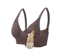 panemy Soutien Gorge Allaitement et Tire-Lait Mains Libres, Brassière Maternité avec Maintien, Accès Facile pour Allaiter et Tirer Le Lait, Tailles S à XL