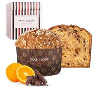 Panettone Antonella Chocolat & Orange 600 g | Panetone Artisanal Sans Conservateurs ni Colorants | Gâteau de Noël au Levain Naturel | Recette Traditionnelle