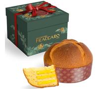 Panettone Italien Artisanal au Citron Pasticceria Fraccaro 1932 (750gr) - Fourré de Crème au Citron Fraîche, Dessert de Noël au Levain Naturel, Coffret Cadeau, Fabriqué en Italie