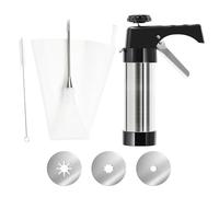 PANFHGFG À Churro espagnole en Acier Inoxydable, Presse à Biscuits Professionnelle, Outil de pressage de décoration de gâteaux, Accessoires de Cuisine, Presse à Churro Facile