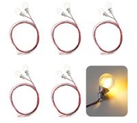 PANFHGFG Ampoule LED Miniature 10 pièces pour Maison de, 1 150 Warm White