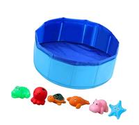 PANFHGFG Bol d ' Eau Pliable pour Animaux de Compagnie Base antidérapante 6 pièces Jouet à mâcher de Bain Portable pour Chat et Chien Pliable pour Animaux de Compagnie pour Chiens et Chats