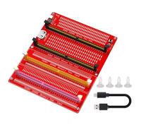 PANFHGFG Carte de de mémoire DDR3 DDR4 DDR5 avec indicateurs LED pour Diagnostics et détection de défauts de de Bureau Carte de détection de défauts de mémoire Outil de Diagnostic UDIMM RDIMM Outil