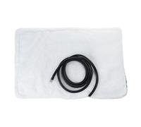 PANFHGFG Coussin chauffant USB de plusieurs tailles pour animaux de compagnie, y compris tube anti-mastication en tissu, couverture sûre, chaleur constante, coussin chauffant USB