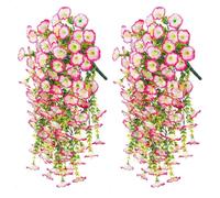 PANFHGFG Ensemble de Fausses Fleurs 2 pièces, Fleur de Gloire, C