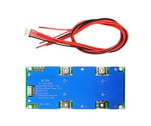 PANFHGFG Fiabilité 4S 100A LiFePO4 Gestion de la Batterie Carte de Protections de la Batterie Protection Contre Les surcharges et Les décharges Carte de durabilité