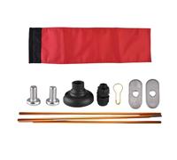 PANFHGFG Grands Drapeaux de sécurité pour Kayaks, mâts en Aluminium légers de Type Lourd pour Les Sports Marins, Les fêtes en Plein air, Accessoires de sur Piste de Kayak