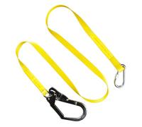 PANFHGFG Harnais d ' en acier léger avec ceinture de sécurité à crochet en sangle en polyester de 180 cm pour l ' alpinisme et l ' usage industriel Harnais de sécurité à usage multiple