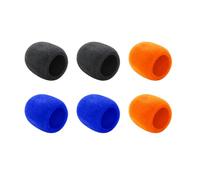 PANFHGFG Housse de Microphone Antichoc avec Filtre, Lack Blue Or Ange 2