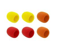 PANFHGFG Housse de Microphone Antichoc avec Filtre, Yellow Or Ange Red 2