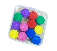 PANFHGFG Jeu de Gonggi coréen, Ensemble de 12 pièces avec Un Design coloré