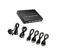 PANFHGFG Le commutateur de Partage USB3.0 Plugs Play Permet à 4 de contrôler 4USB pour Le Partage d ' imprimante, Commutation USB, sélection de Changement d ' imprimante USB