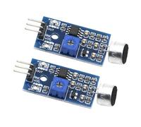 PANFHGFG Module de détection sensorielle de Microphone sonore à 3 Broches, Haute sensibilité, Sortie numérique 3.3V-5V, détecteur Vocal, Projet électronique High Sensitivity