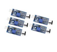 PANFHGFG Module de détection sensorielle de Microphone sonore à 3 Broches, Haute sensibilité, Sortie numérique 3.3V-5V, détecteur Vocal, Projet électronique High Sensitivity