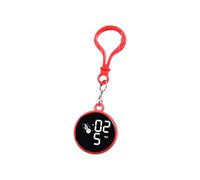 PANFHGFG Montre de poche électronique à suspendre avec porte-clés - Multifonctionnelle - LED - Avec clip - Montre de poche pour homme