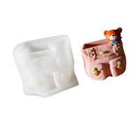 PANFHGFG Moule en Silicone pour fabriquer Un Animal, School Bag Bear